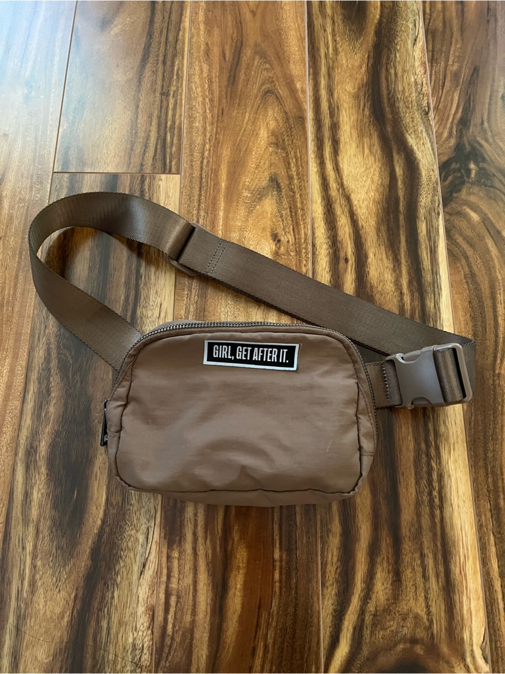 Girl get after it belt bag